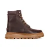 Botas Ray City Moc Toe Chukka “Couro Regenerativo Castanho”