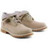 Botas Roll Top Basic “Bege com Cinza Claro”