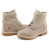 Botas Roll Top Basic “Bege com Cinza Claro”