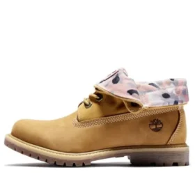 Botas Roll Top Basic “Trigo con Dot Print”