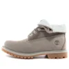 Botas Roll Top Básicas “Cinza Médio com Cinza Claro”