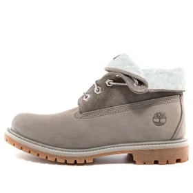 Botas Roll Top Básicas “Cinza Médio com Cinza Claro”
