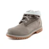 Botas Roll Top Básicas “Cinza Médio com Cinza Claro”