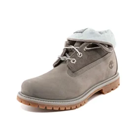 Botas Roll Top Básicas “Cinza Médio com Cinza Claro”