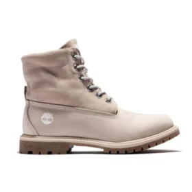 Botas Roll Top Básicas “Rosa Claro com Estampado Xadrez”