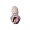 Botas Roll Top Básicas “Rosa Claro com Estampado Xadrez”