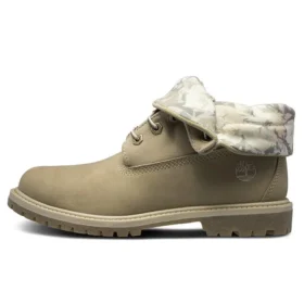 Botas Roll Top Wide Fit Basic “Camuflagem Branco Bege”