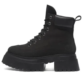 Botas Sky de 15 cm com atacadores “Nubuck Preto”