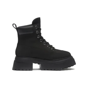 Botas Sky de 15 cm com atacadores “Nubuck Preto”