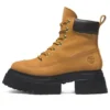 Botas Sky de 15 cm com atacadores “Nubuck Trigo”