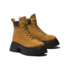 Botas Sky de 15 cm com atacadores “Nubuck Trigo”