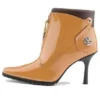 Botas Timberland x Veneda Carter com fecho “Couro Envernizado Trigo”
