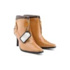 Botas Timberland x Veneda Carter com fecho “Couro Envernizado Trigo”
