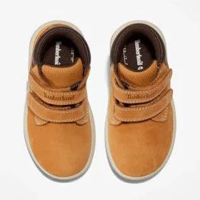 Botas Toddle Tracks para crianças em nubuck cor de Trigo