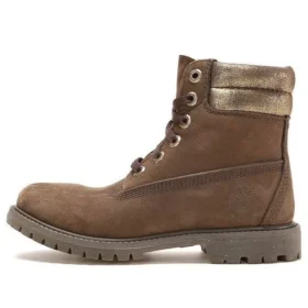 Botas Waterville Premium de 15 cm com gola dupla “Castanho escuro”