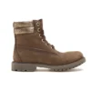Botas Waterville Premium de 15 cm com gola dupla “Castanho escuro”