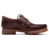Calçado Classic Boat Authentics com 3-Eye Classic “Castanho”