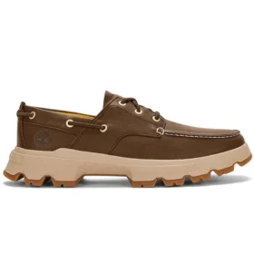 Calçado de barco em couro GreenStride Originals Ultra “Castanho escuro”