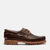 Calçado de barco Timberland® Authentic 3-Eye Lug para homem, cosido à mão Calçado de barco Timberland® Authentic 3-Eye Lug para homem, cosido à mão