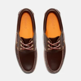 Calçado de barco Timberland® Authentic 3-Eye Lug para homem, cosido à mão