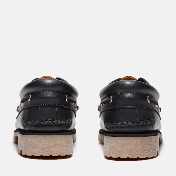Calçado de barco Timberland® Authentic 3-Eye Lug para homem, cosido à mão Calçado de barco Timberland® Authentic 3-Eye Lug para homem, cosido à mão