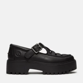 Calçado de plataforma com fivela Stone Street para mulher