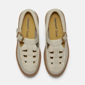 Calçado de plataforma com fivela Stone Street para mulher