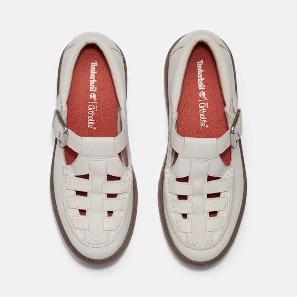 Calçado de plataforma com fivela Stone Street para mulher Calçado de plataforma com fivela Stone Street para mulher