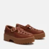 Calçado de plataforma com fivela Stone Street para mulher Calçado de plataforma com fivela Stone Street para mulher