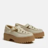 Calçado de plataforma com fivela Stone Street para mulher Calçado de plataforma com fivela Stone Street para mulher