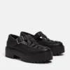 Calçado de plataforma com fivela Stone Street para mulher Calçado de plataforma com fivela Stone Street para mulher