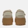 Calçado de plataforma com fivela Stone Street para mulher Calçado de plataforma com fivela Stone Street para mulher
