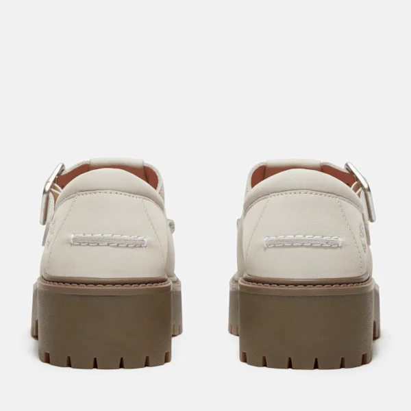 Calçado de plataforma com fivela Stone Street para mulher Calçado de plataforma com fivela Stone Street para mulher
