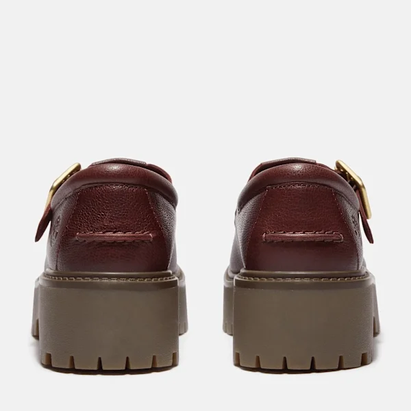 Calçado de plataforma com fivela Stone Street para mulher Calçado de plataforma com fivela Stone Street para mulher