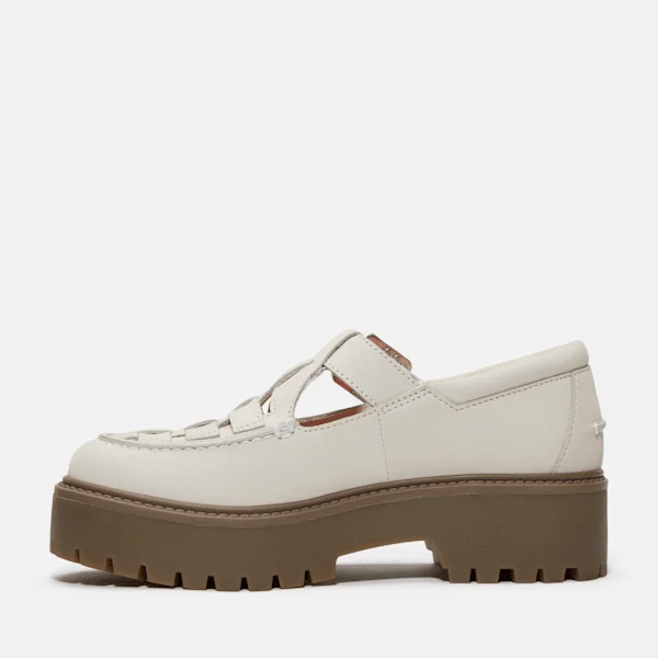 Calçado de plataforma com fivela Stone Street para mulher Calçado de plataforma com fivela Stone Street para mulher