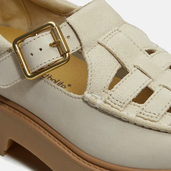 Calçado de plataforma com fivela Stone Street para mulher Calçado de plataforma com fivela Stone Street para mulher