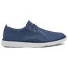 Calçado Oxford Casual de Corte Largo Gateway Pier “Azul Escuro”