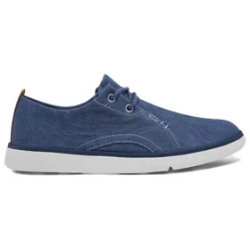 Calçado Oxford Casual de Corte Largo Gateway Pier “Azul Escuro”