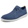 Calçado Oxford Casual de Corte Largo Gateway Pier “Azul Escuro”