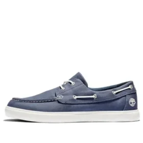 Calçados náuticos Seneca Bay em materiais mistos “Navy”