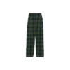 Calças com Estampado Xadrez “Verde-Oliva Azul”