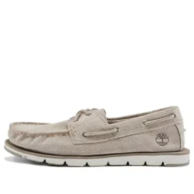 Camden Falls Suede Boat Branco