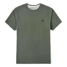 Camisa de calções para atividades ao ar livre com gola redonda da Timberland, verde