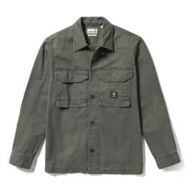 Camisas com bolsos duplos remendados “Olive Green”