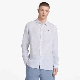 Camisas de linho Mill Brook de corte regular para homem