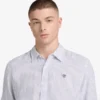 Camisas de linho Mill Brook de corte regular para homem