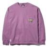 Camisas de manga comprida com bolso “Bee Line” da Timberland x Billionaire Boys Club “Purple”