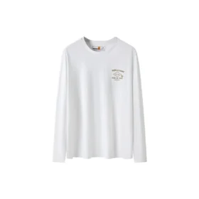Camisas de manga comprida com logótipo de calçado “Branco Amarelo” Camisas de manga comprida com logótipo de calçado “Branco Amarelo”