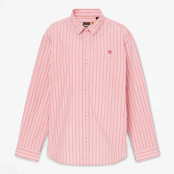 Camisas de manga comprida com riscas múltiplas para mulher Camisas de manga comprida com riscas múltiplas para mulher