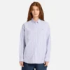 Camisas de manga comprida com riscas múltiplas para mulher Camisas de manga comprida com riscas múltiplas para mulher
